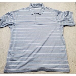 Tommy Armour Golf Performance Polo Shirt Mens XXL Multi Striped Stretch Collared